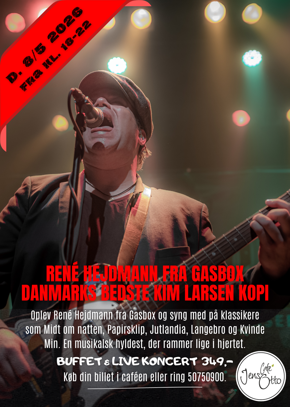 RENE HEJDMANN FRA GASBOX DANMARKS BEDSTE KIM LARSEN KOPI