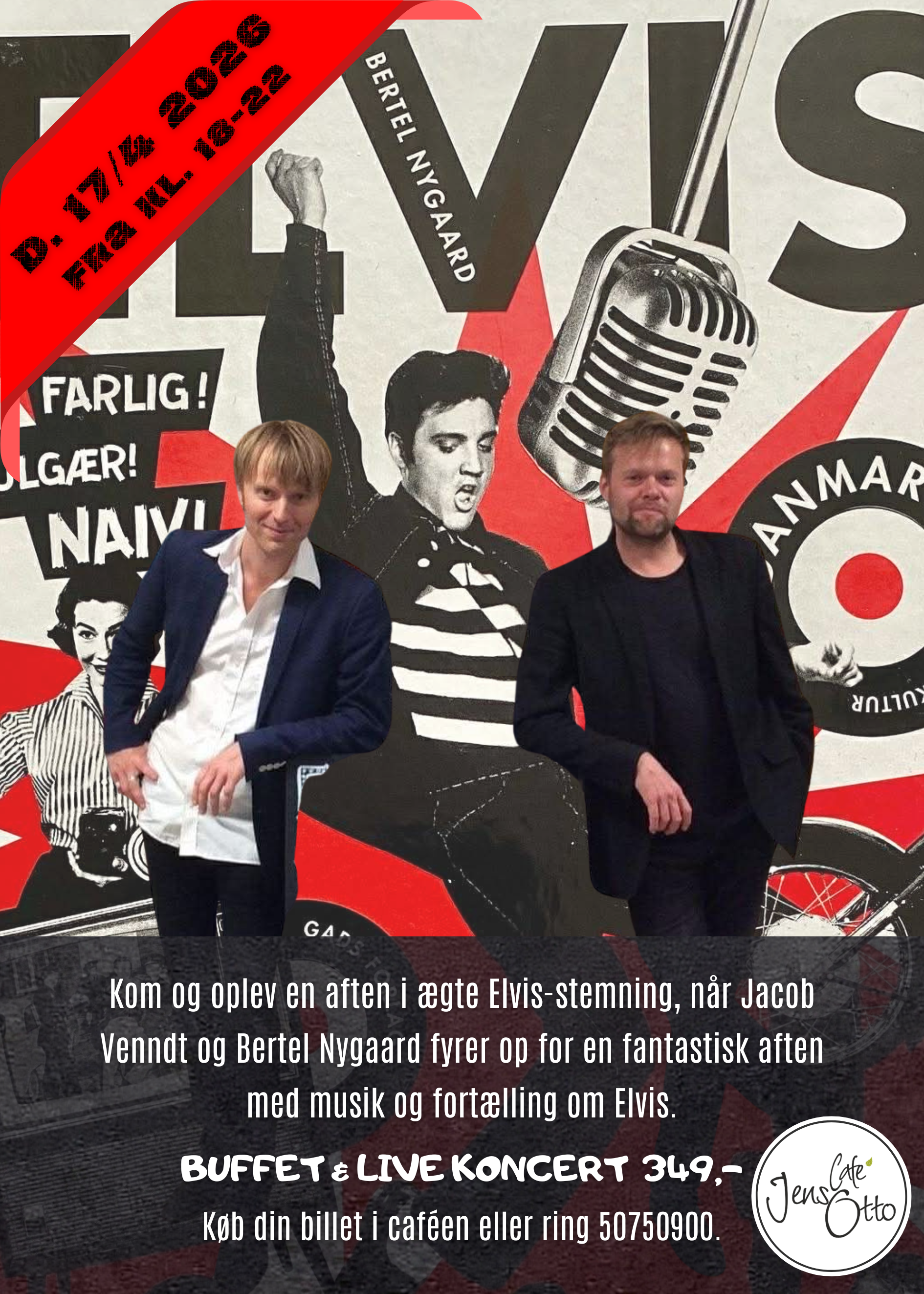 Elvis-stemning med Jacob Venndt og Bertel Nygaard